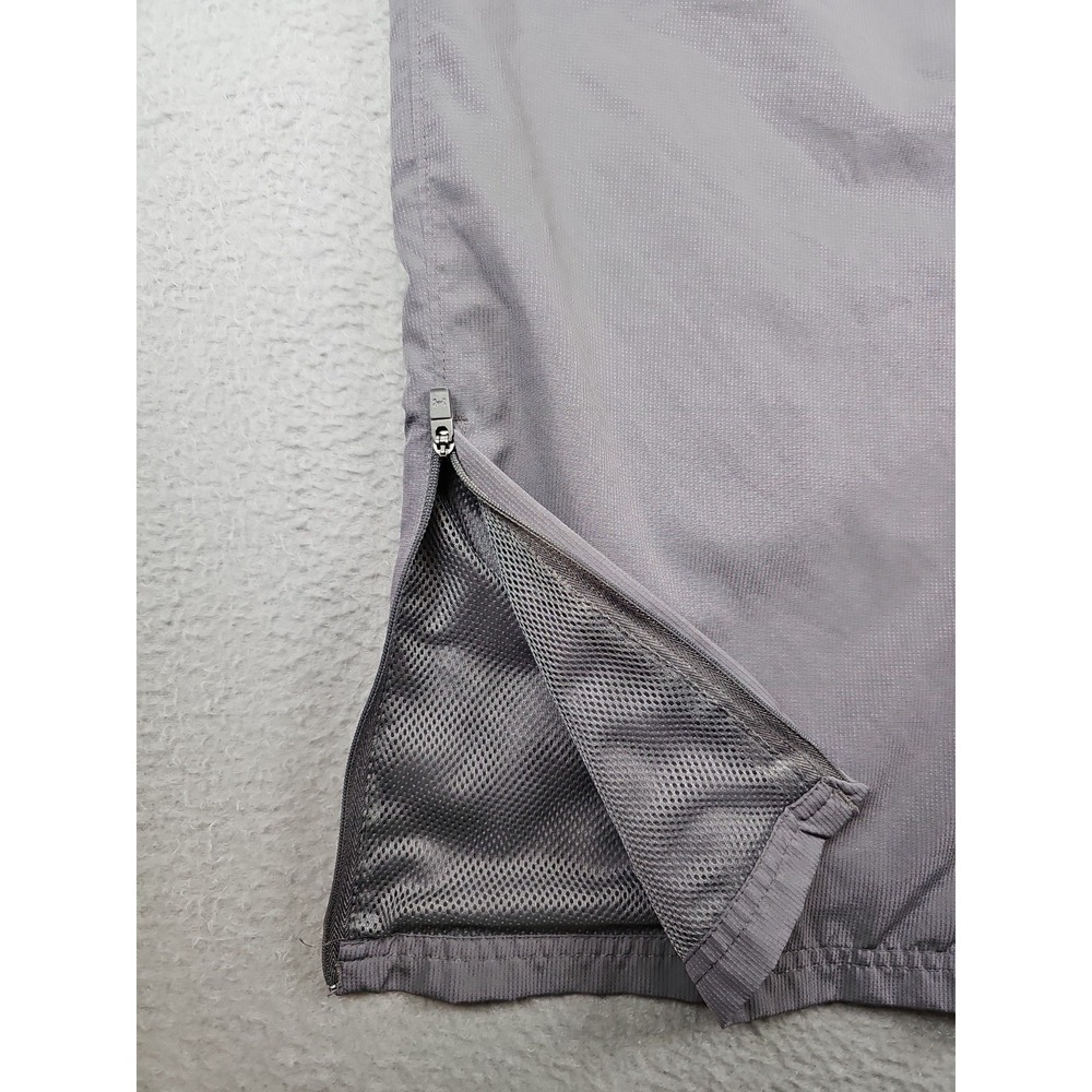 Under Armour Windbreaker Track Pants Men XL Gray Loose 32" Woven Vital Warmup - Picture 3 of 9